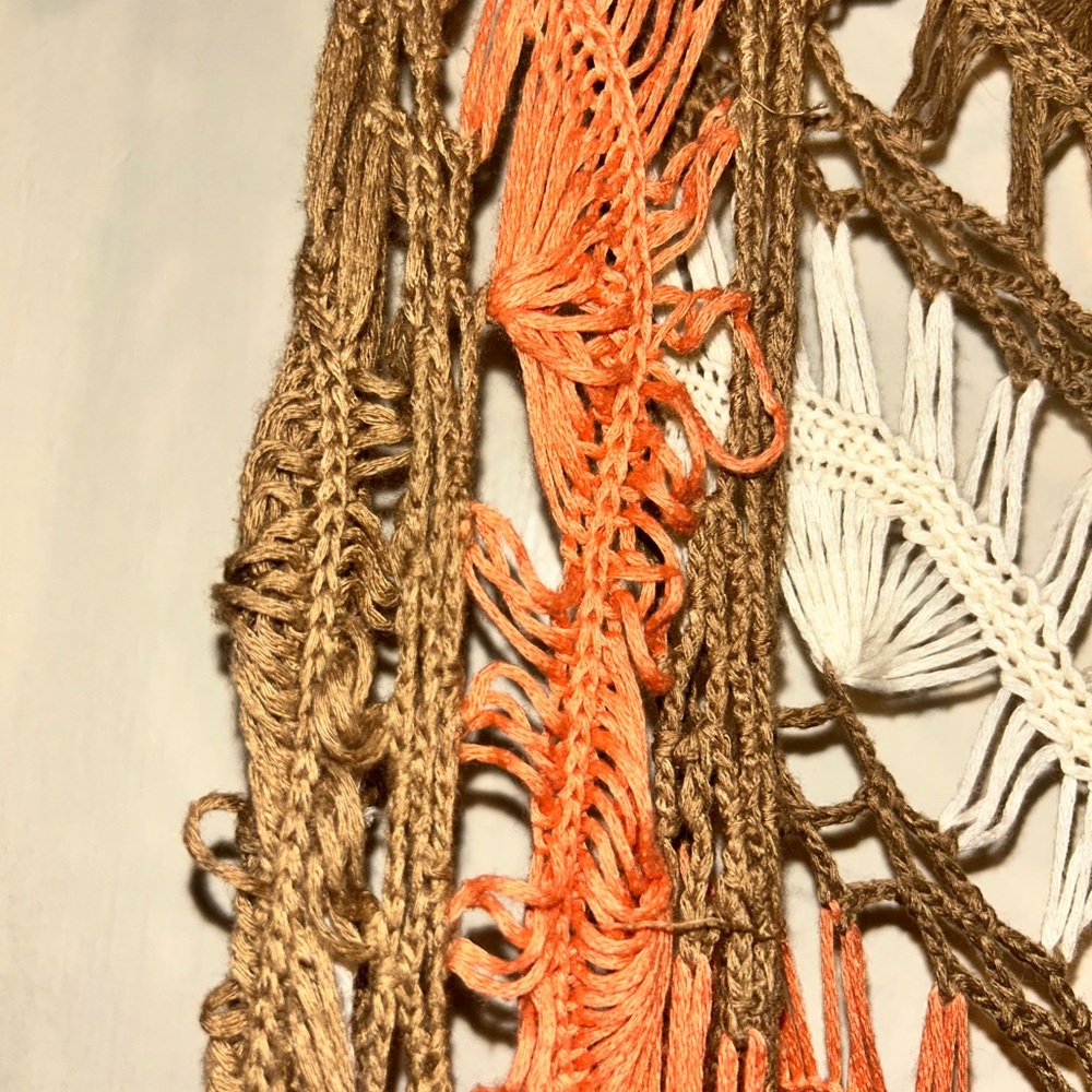 🩷🧡2X Floral Blouse with Boho Vintage Fringe Vest - Picture 15 of 16